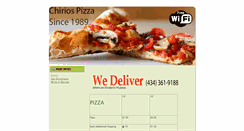 Desktop Screenshot of chiriospizza.com